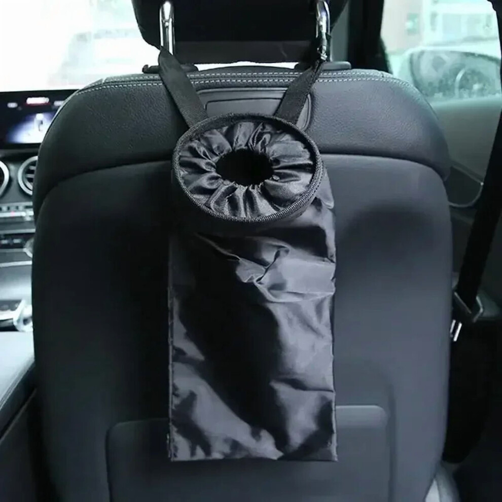 Universal Car Garbage Bag Back Seat Headrest Litter Trash Garbage Can 9152228717206