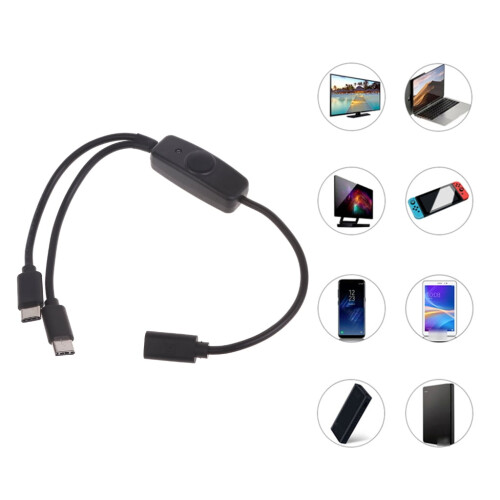 Καλώδιο επέκτασης τύπου C, θηλυκό τύπου C σε αρσενικό καλώδιο φόρτισης USB C με 1