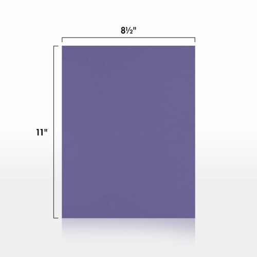 Χαρτί Χαρτόνι 8,5" x 11" | Μέγεθος Letter | Μαύρο Midnight | Εξώφυλλο 100lb. (Κείμενο 183lb.) | 50 τεμ. 1