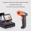 S10C B kabelloser Barcode-Scanner 2000 mAh ABS Schwarz 6