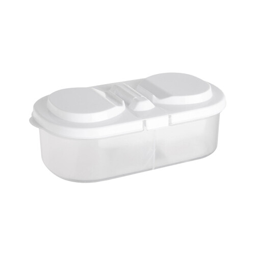 Multifunctional Double Lattice Kitchen Storage Container, Convenient Refrigerator Storage Plastic Storage Box