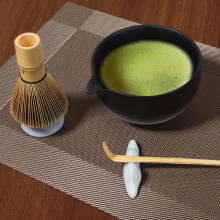 5Pcs Matcha Tea Making Tool Set Elegant Matcha Whisk Set with Bowl Whisk Holder Scoop and Scoop Holder for Tea Lovers Present