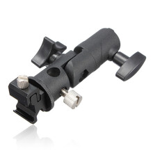 Multipurpose Bracket Flash Stand Mount 12.00X7.00X7.00CM Black