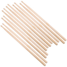 Maple Wood Drum Sticks Beige 6 Pairs