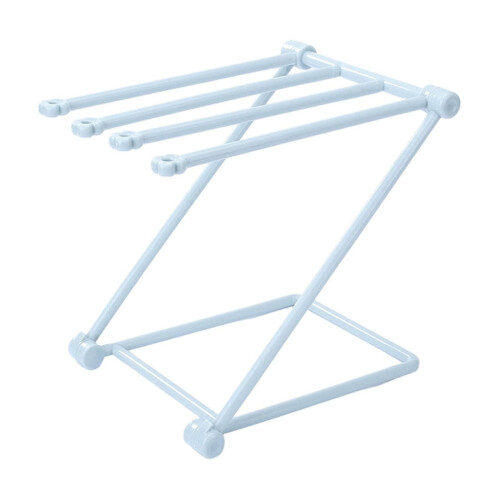 Foldable Fabric Kitchen Towel Rack Organizer for Efficient Drying & Space Saving - 94g Plastic 1