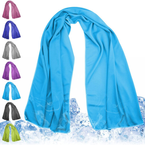 Cooling Neck Wrap Ice Sweat Towel 43.3 x 15.7 Inch