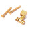 Golden Bass Guitar String Rollers 1.2 x 1.15 x 1 cm 2-Pack 5