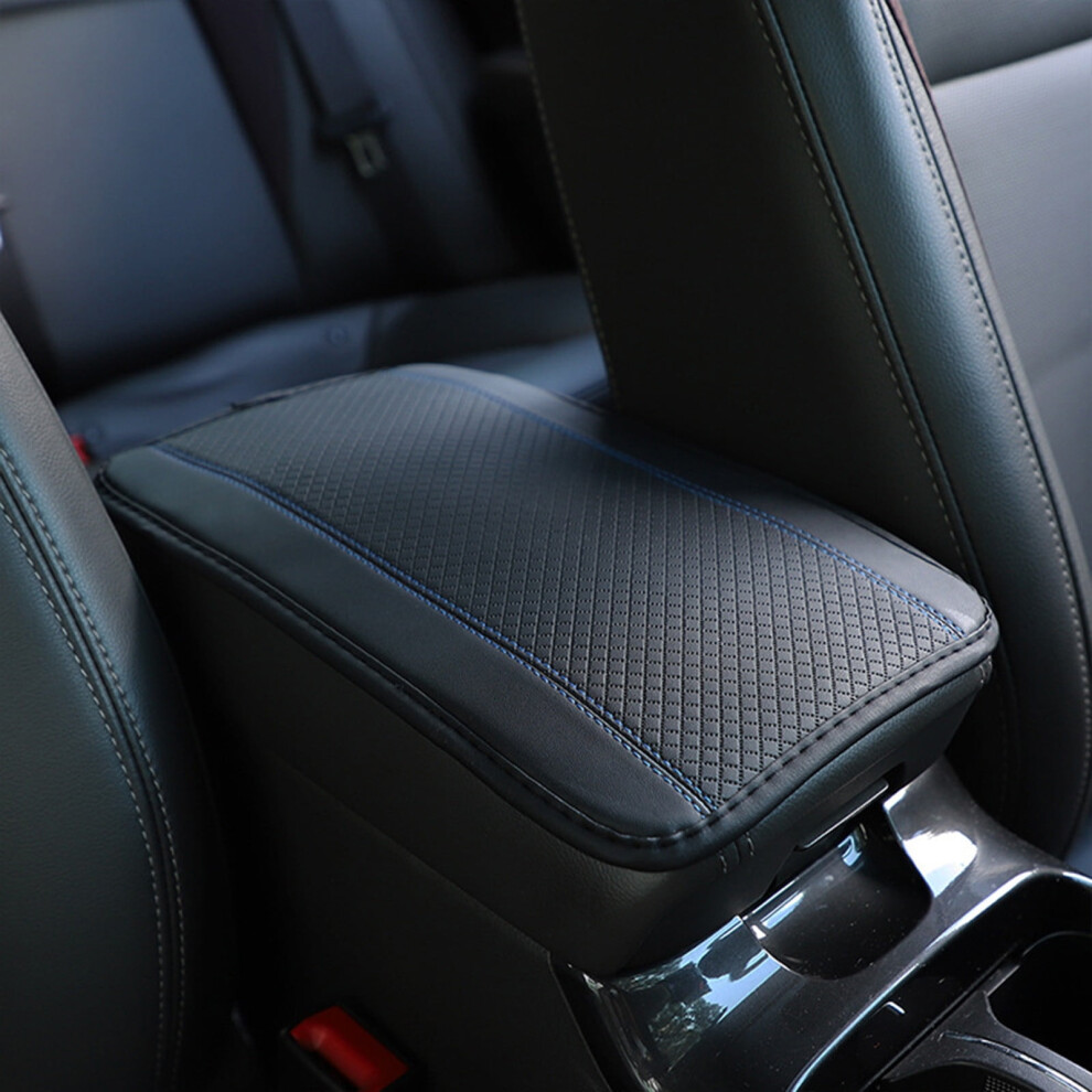 Universal Car Armrest Storage Box Mat Â Premium Fiber Leather Console Cover, Non-Slip & Waterproof, Compatible With Suv/Sedan/Truck 9130661103688