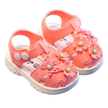 Summer Play Sandals For Young Girls And Kids Outdoor Breathable Casual Walking Footwear With Flexible Sole Design Watermelon Red 2-2.5 Years