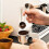 Colher e compactador de café 2 em 1 em aço inoxidável 2