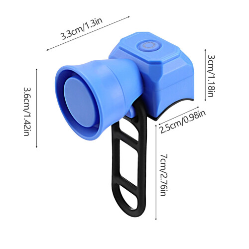 Rechargeable Waterproof Mini Bike Horn 120dB 2