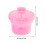 Portable Snack & Formula Storage Container with Divider, Compatible with Baby Bottles 3