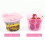 Portable Snack & Formula Storage Container with Divider, Compatible with Baby Bottles 6