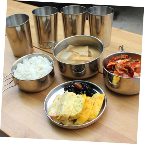 Camping Cookware Set Multi-Function Portable Cooking Outdoor Cooking Tools Picnic 2