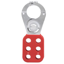 Steel Safety Hasp Lock 6-Hole Nipper Clamp with Nylon Handle