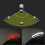 Reflecterende autostickers, accessoires, autodecals, epoxy + koolstofvezel, rood 4
