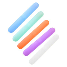 5-Pack Travel Toothbrush Cases, Dust-Proof & Sanitary Covers, Compatible with Standard Toothbrushes, Multicolor, 8.260.98"