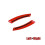 Reflecterende autostickers, accessoires, autodecals, epoxy + koolstofvezel, rood 8