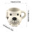 Dackel-Keramikbecher mit 3D-Hundegriff 3