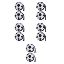 10Stk Sportliche Münzbörse Fußballform Weißblech, Kompakt Bunt