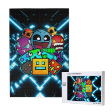 Geometry Dash Jigsaw Puzzle 1000 Pieces