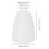 Light Lamp Shades for Floor Lamps Flat Plastic 6 Pcs 2