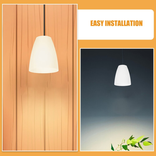 Light Lamp Shades for Floor Lamps Flat Plastic 6 Pcs 2
