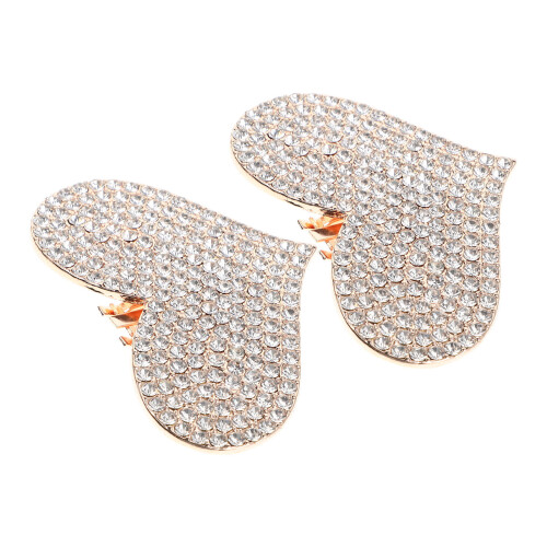 4Stk Herz Clips Zinklegierung Absätze Schmuck 1