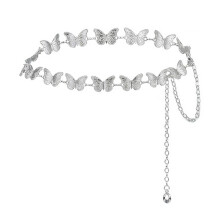 Metal Butterfly Waist Chain with Tassel Decor, Multiple