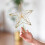 Christmas Tree Star Light Topper Shimmery Decoration 5