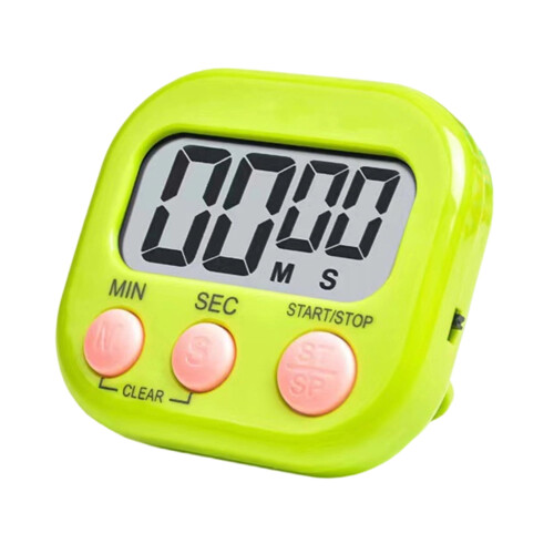 Digital Kitchen Timer with Memory and Loud Alarm