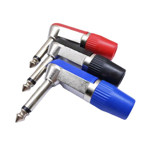 6,35 mm jack luidspreker microfoonstekker haakse audioadapter1 1