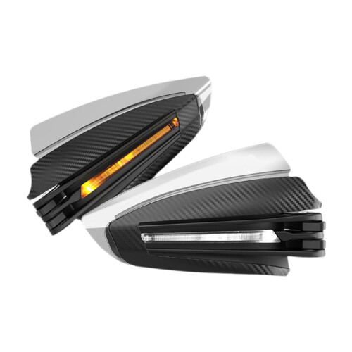 Motorcycle Handguards LED Handguard Protector Modification Accessories Durable PC Build for All Riders