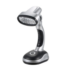 12 Portable Desk Light Table Lamp 3 AA Batteries Operated Adjustable Angle For Working Students Reading