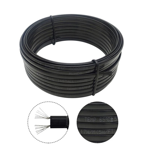 Self-Regulating Heating Cable 220-240V for Pipe Freeze 1