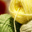 Wool Yarn Dark Green Medium Worsted Weight 50g 4