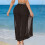 Women's Boho Lace Mesh Beach Cover-up Skirt 3