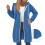 Damen-Kapuzenpullover, einfarbig, langärmelig, biegsam 4