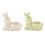 2PC Creative Ceramic Bunny Egg Cup Holder for Soft Boiled Egg 1