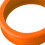 8PCS Silicone Luggage Wheel Covers Orange 1