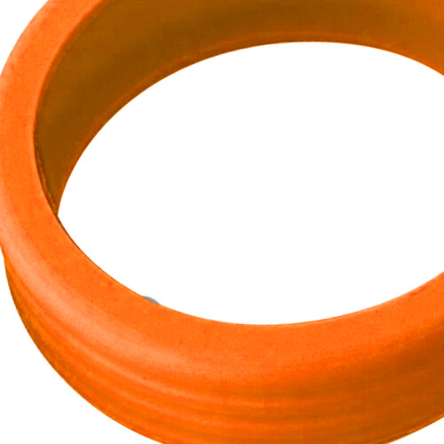 8PCS Silicone Luggage Wheel Covers Orange