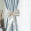 Silky Bow Curtain Tiebacks Decorative Ribbon Holdbacks 2 3