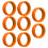 8PCS Suitcase Wheel Protectors Shock Absorbing 6