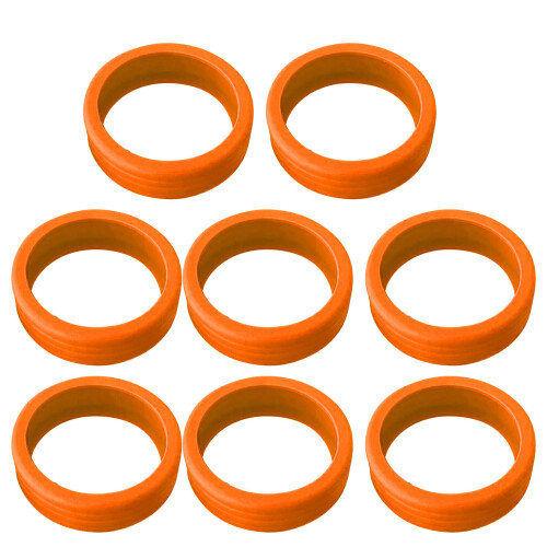 8PCS Suitcase Wheel Protectors Shock Absorbing
