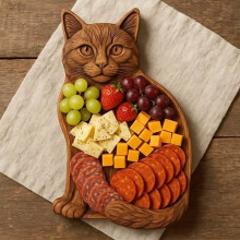 Bandeja para servir comida, ideal para recibir invitados: plato decorativo para aperitivos, perfecto para fiestas y picnics, fácil de limpiar, un
