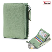 Genuine Leather Wallet for Men and Women with RFID