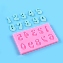 Alphanumeric Silicone Mold for Chocolate & Cake Decoration | DIY Baking Mold | Food-Grade, Flexible, Dishwasher-Safe | 1 Pack