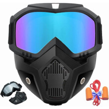Auto-Darkening Welding Helmet with HD Lens, Large Viewing Area, Compatible with Grinding & Cutting, Detachable Eye Shield