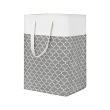 Grote opvouwbare wasmand met lange handvatten, waterdichte wasmand voor slaapkamer/badkamer/kinderkamer (1 stuk)