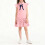 Robe pour fille à manches courtes, boutonnée, col cranté, décontractée 4